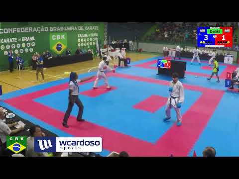 KUMITE SÊNIOR MASC. -75 Kg - GUILHERME GOMES SP X MATHEUS BORTOLOMASI SP