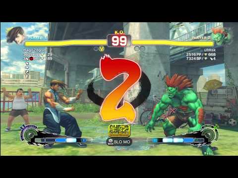 SSF4 AE [yang] mago2dgod vs utmsk [Blanka]