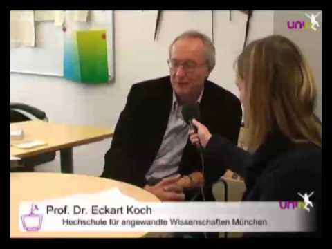 UNI.DE Professoren-Portrait mit Prof. Koch auf UNI.DE TV