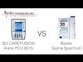 Differences Between the BD Carefusion Alaris PCU 8015 and the Baxter Sigma Spectrum