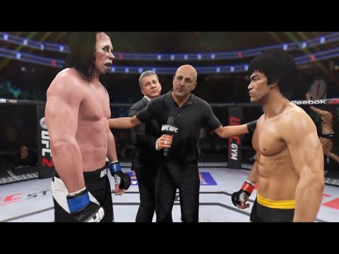 Bruce Lee vs. Zombie Walker (EA Sports UFC 2) - Epic Battle 💯 🐲 - Dragon Fights 🐉