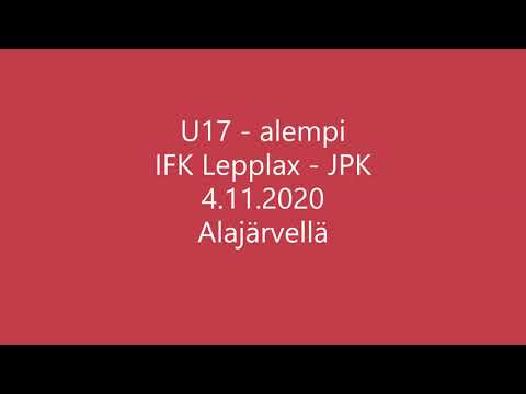U17 alempi, IFK Lepplax - JPK, 4.11.2020 Alajärvi