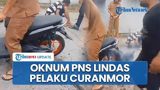 Pria Berseragam PNS Lindas Maling Motor di Karawang, 1 Orang Lainnya Mengikat Tubuh Pelaku