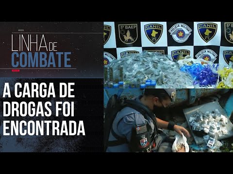 BAEP and Canine Unit Find Large Drug Shipment in São Paulo Community | Combat Line