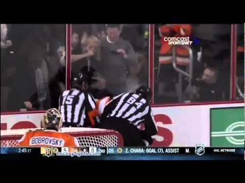 Nathan Horton vs Zac Rinaldo December 17th 2011