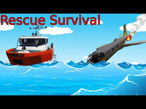 $100M Luxury Airplane Crash in Shark Infested Waters! - Stormworks Multiplayer Gameplay