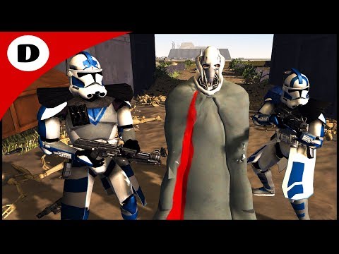 FIVES AND ECHO GUARD GRIEVOUS FROM ATTACK - Men of War: Star Wars Mod