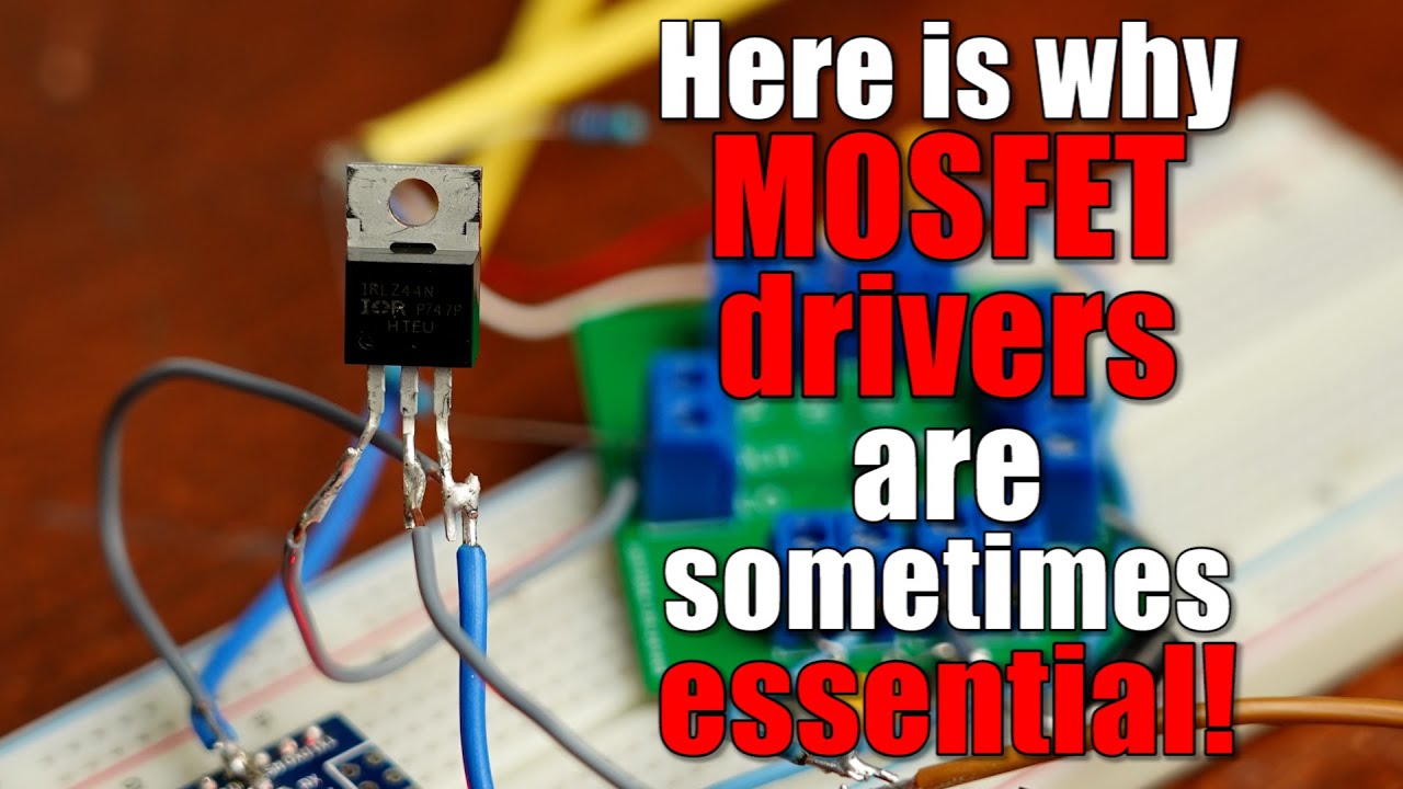 Here is why MOSFET drivers are sometimes essential! MOSFET Driver Part 1 (Driver, Bootstrapping)