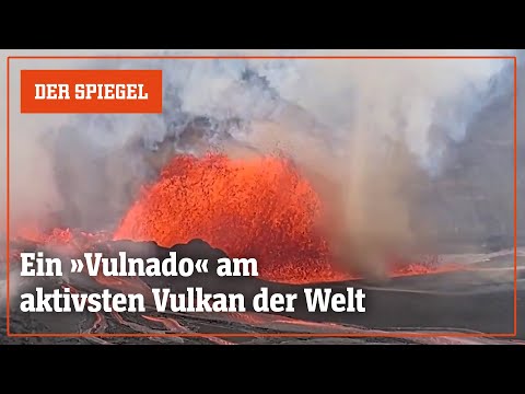 Naturspektakel auf Hawaii: Ein »Vulnado« am aktivsten Vulkan der Welt | DER SPIEGEL