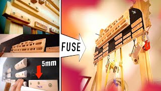 Self Made Wooden Hangboard FUSION
