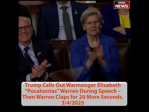 Trump Reads Zelensky Letter to Congress: 'Ready to Negotiate'; Calls Out Warren for Clapping for War