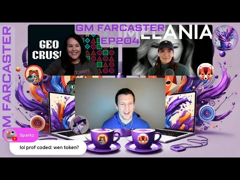 GM Farcaster ep204 Monday January 20, 2025 with @chuckstock /farcade
