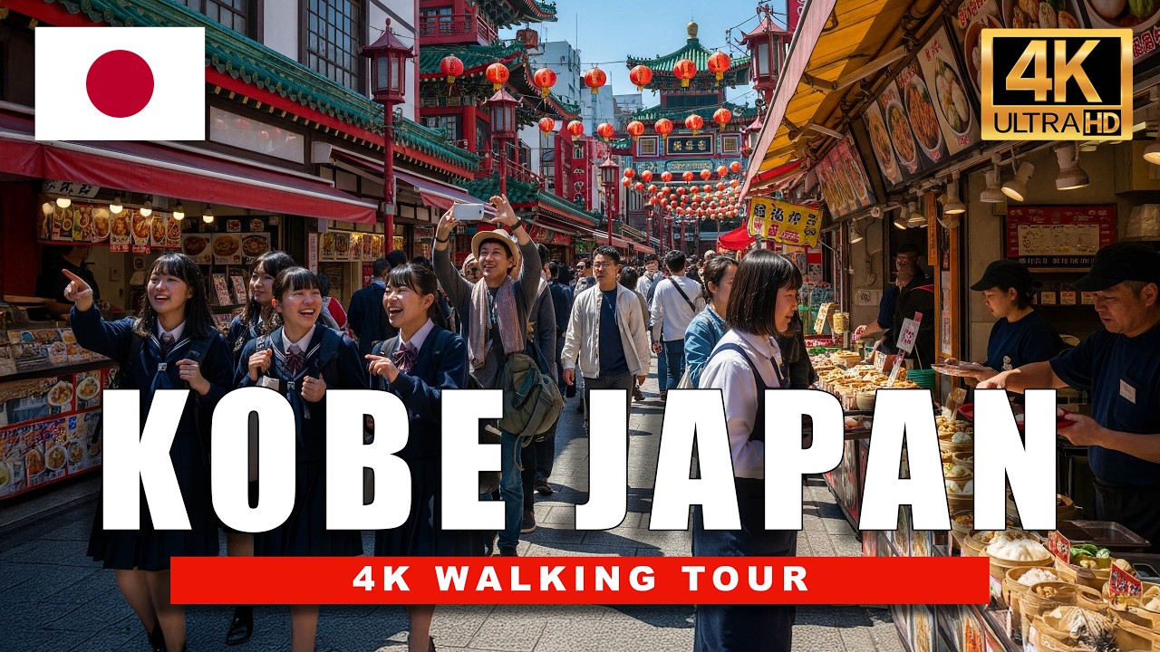 Immersive street-level walking tour through Japan: 4K Walking Tour, Japan, showcasing authentic urban landscapes, local architecture, and the vibrant atmosphere of the city's neighborhoods