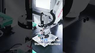 ROKAE Robot for Loading/Unloading and Inspection of Stamping Machine #robot #innovation #automation