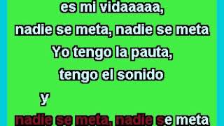 ALA JAZA - NADIE SE META KARAOKE