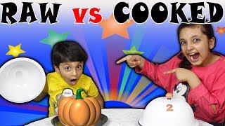 RAW vs COOKED CHALLENGE | #Kids #Funny #Bloopers | Good Habits | Aayu and Pihu Show