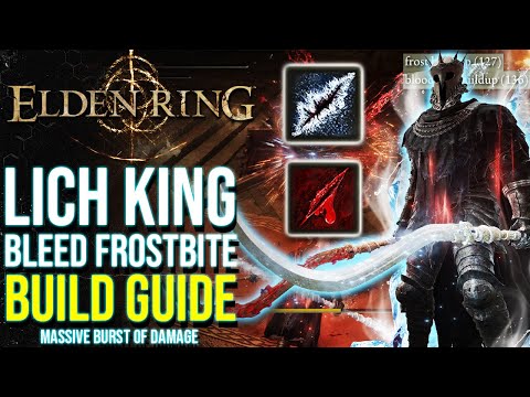 Elden Ring - Massive DAMAGE BURST Best Status Buildup | Elden Ring Bleed Frostbite Bleed Guide