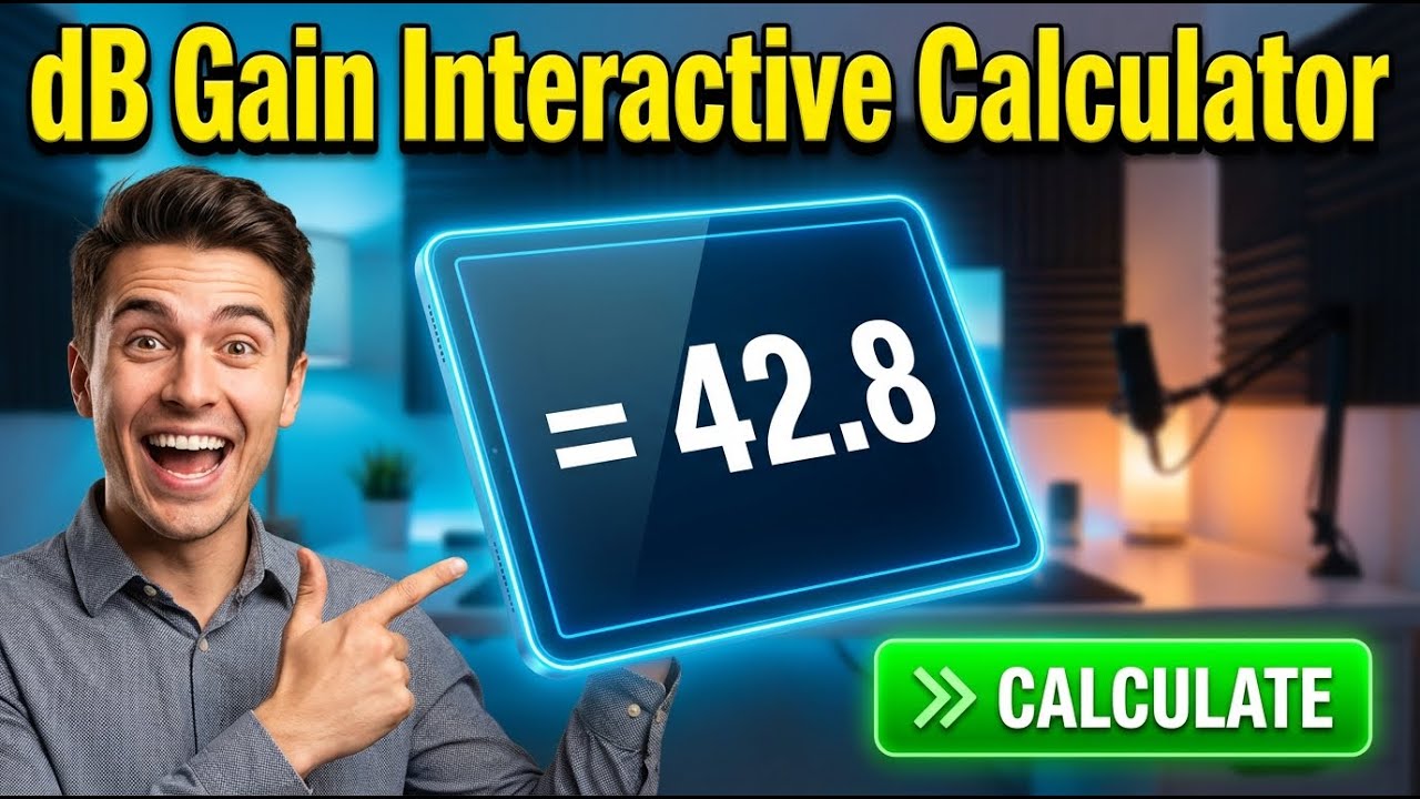 dB Gain Interactive Calculator