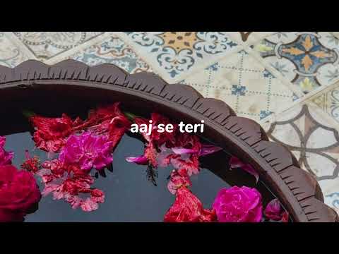 aaj se teri (sped up)