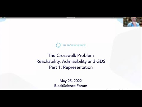 The Crosswalk Problem Reachability and Admissibility GDS PART 1: Representation