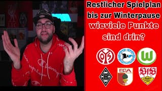 1.FC KÖLN - Restlicher Spielplan bis zur Saisonhälfte - Wieviel Punkte können Wir noch schaffen 🐐
