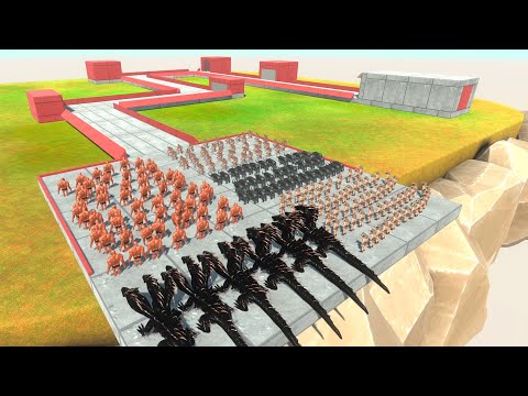 Can the Fantasy Army Walk the Death Path? ► Animal Revolt Battle Simulator
