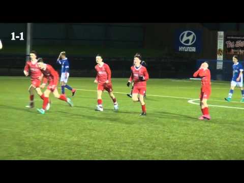 Crewe utd U16`s 2-1 Bangor Rangers U16`s