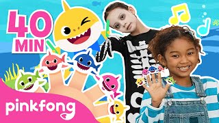 Shark Finger Family and more! | Sing &amp; Dance Along with Baby Shark | Compilation | Pinkfong Songs