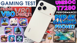 Download lagu GAMING TEST on NUBIA V80 DESIGN 🔥 Unisoc T7280 Performance, FPS & Battery | MLBB, CODM, HOK & MORE.. mp3