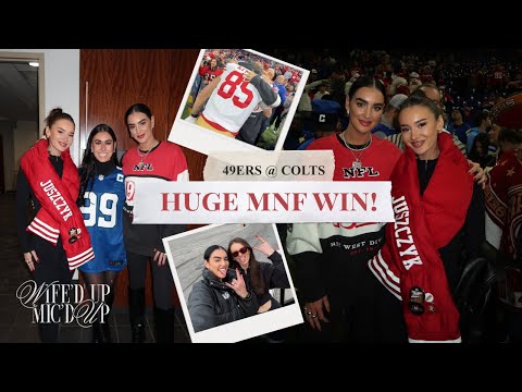 Head to Indianapolis with Kristin Juszczyk and Claire Kittle! | 49ers DOMINATE Colts