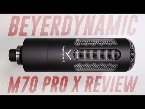 Beyerdynamic M70 Pro X Dynamic Mic Review / Test (vs. SM7b, RE20, Procaster)