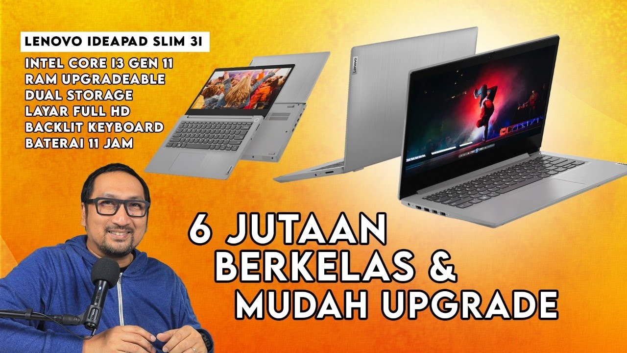 Laptop 6 Jutaan Murah, Berkelas, & Mudah di-Upgrade: Review Lenovo IdeaPad Slim 3i 14ITL6