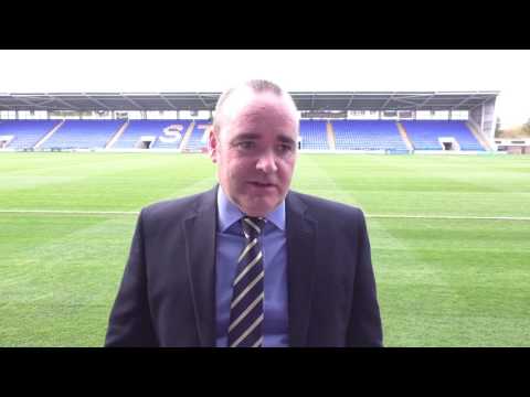 Chief Executive Brian Caldwell on Paul Hurst unveiling