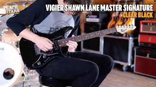 Video thumbnail for No Talking...Just Tones | Vigier Shawn Lane Master Signature HSH Tremolo Clear Black - 210041 by Peach Guitars