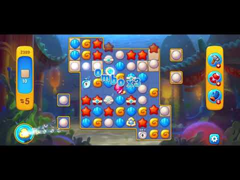 Fishdom level 2389 | СЛОЖНЫЙ УРОВЕНЬ