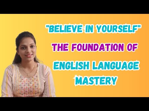 Best way to become a fluent English Speaking is - Believe in yourself 😊