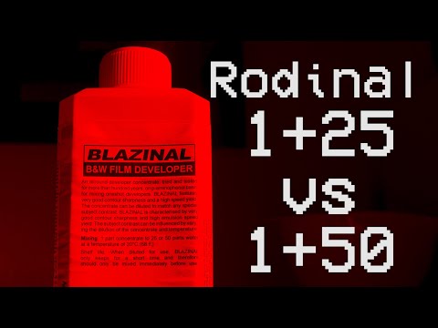 Rodinal Dilution 1+25 VS 1+50 with Kodak Tri-X and Dektol | The Darkroom Knight