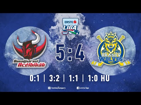 Összefoglaló EL 115 - DUNAÚJVÁROSI ACÉLBIKÁK - CORONA BRASOV WOLVES 5:4 20210107