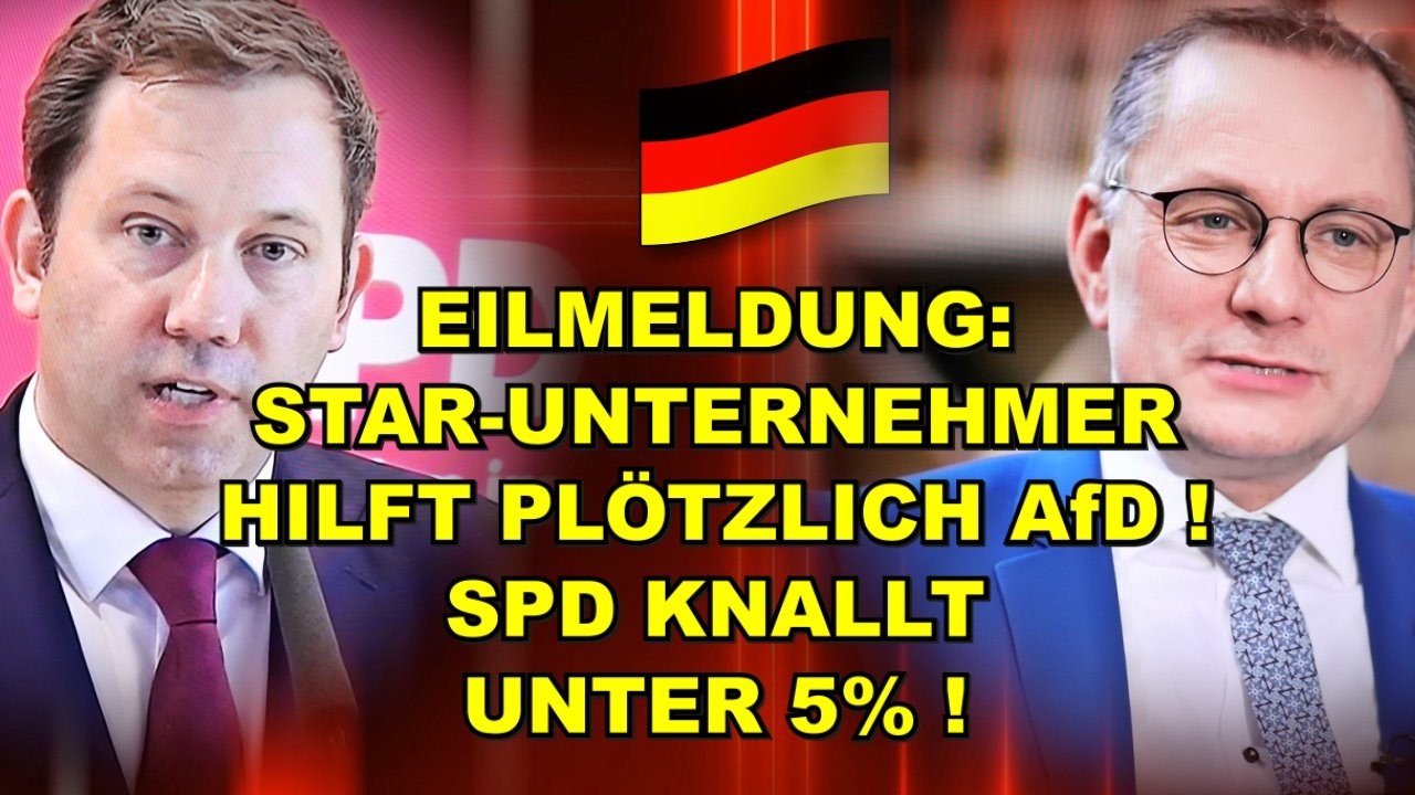 EIL: STAR-Unternehmer HILFT AfD! SPD RAUS!