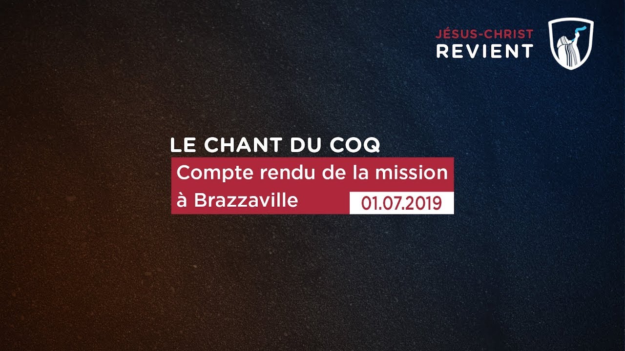 Thumbnail of video: Compte rendu de la mission à Brazzaville