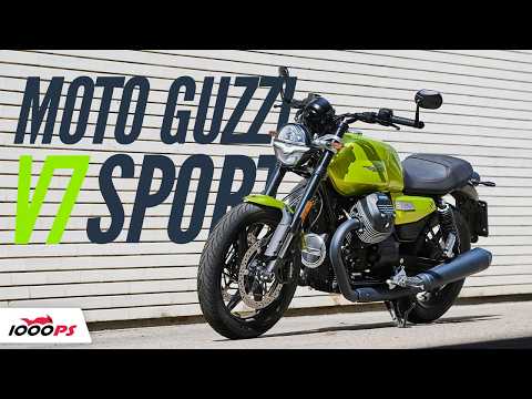 Neue Moto Guzzi V7 Sport 2025 Test – Tradition trifft Hightech!