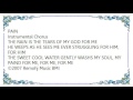 John Klemmer - The Rain Is the Tears of My God for Me Lyrics
