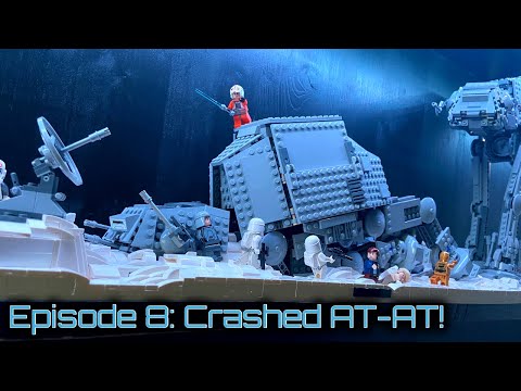Wir crashen einen AT-AT Walker: Bau eines LEGO Star Wars Raums #8!