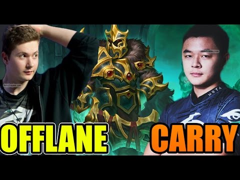 TRY HARD With CAPTAIN - MidOne [Wraith King] ft Puppey [Batrider] Dota 2