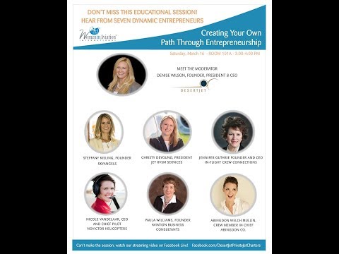 Female Entrepreneurs in Aviation - Creating Your Own Path through Entrepreneurship