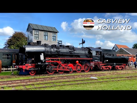 Mighty Germans: BR52 Cab Ride [Dual Cam] Steam: Stadskanaal - Veendam CABVIEW HOLLAND 19 sep 2021