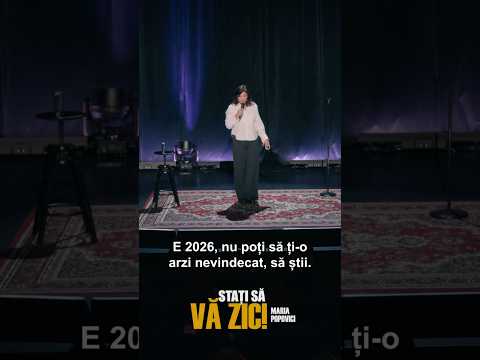 Maria Popovici | Staţi să vă zic | Stand-up Comedy Special #comedybox