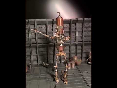 Mô Hình Kim Loại DIY 3D Steampunk Robot Da Vinci