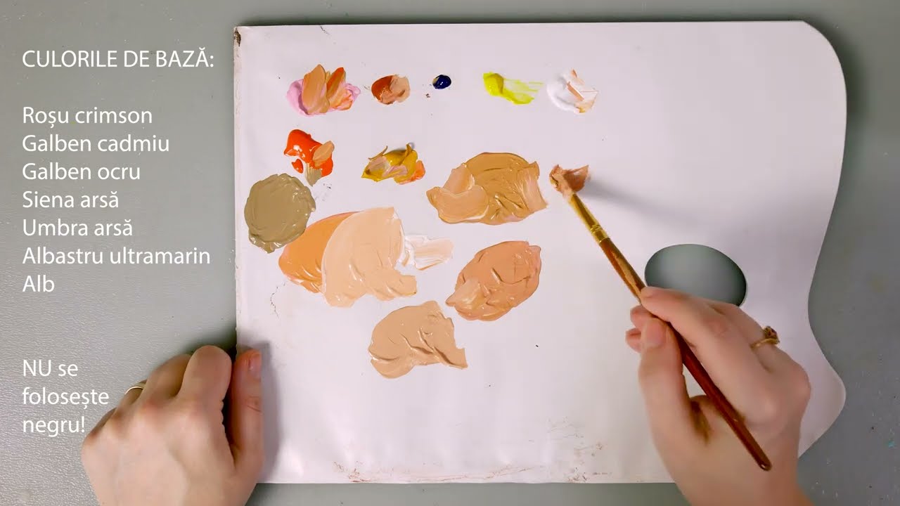 ?? Cum se ob?ine culoarea pielii când pictez