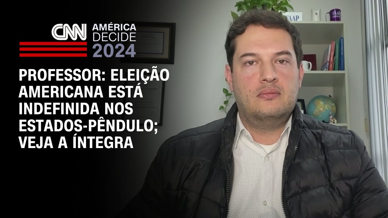 Professor: Eleição americana está indefinida nos estados-pêndulo; veja a íntegra | CNN 360°